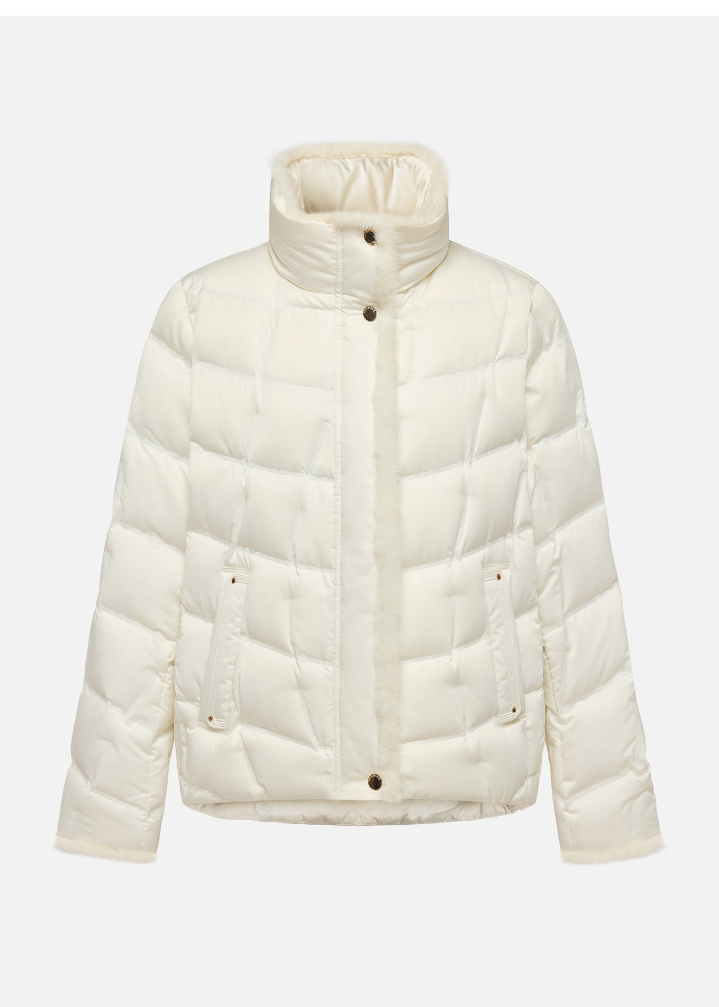 Duck Down Jacket | White