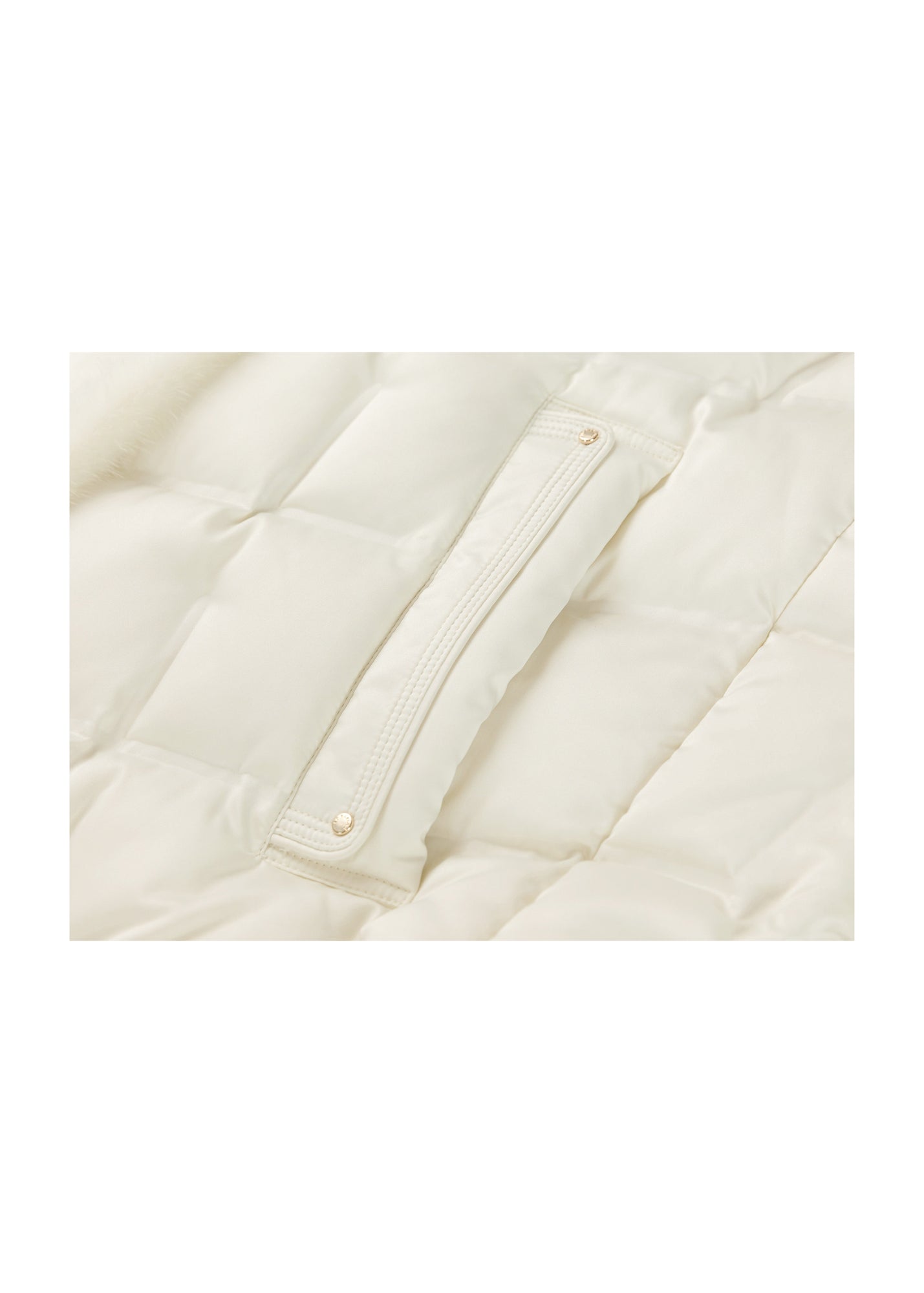 Duck Down Jacket | White