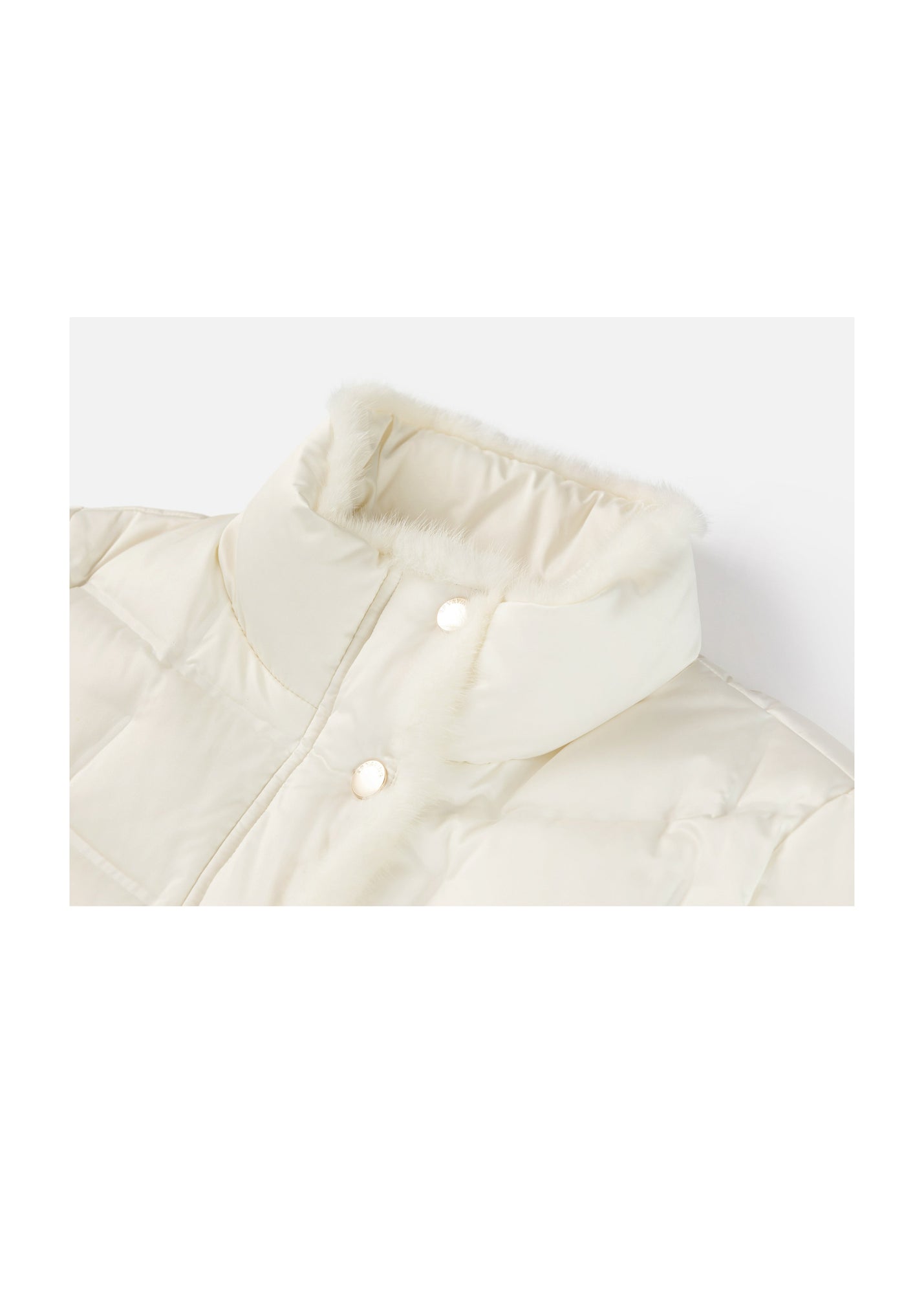 Duck Down Jacket | White