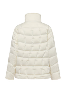 Duck Down Jacket | White