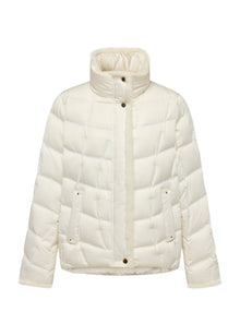 Duck Down Jacket | White