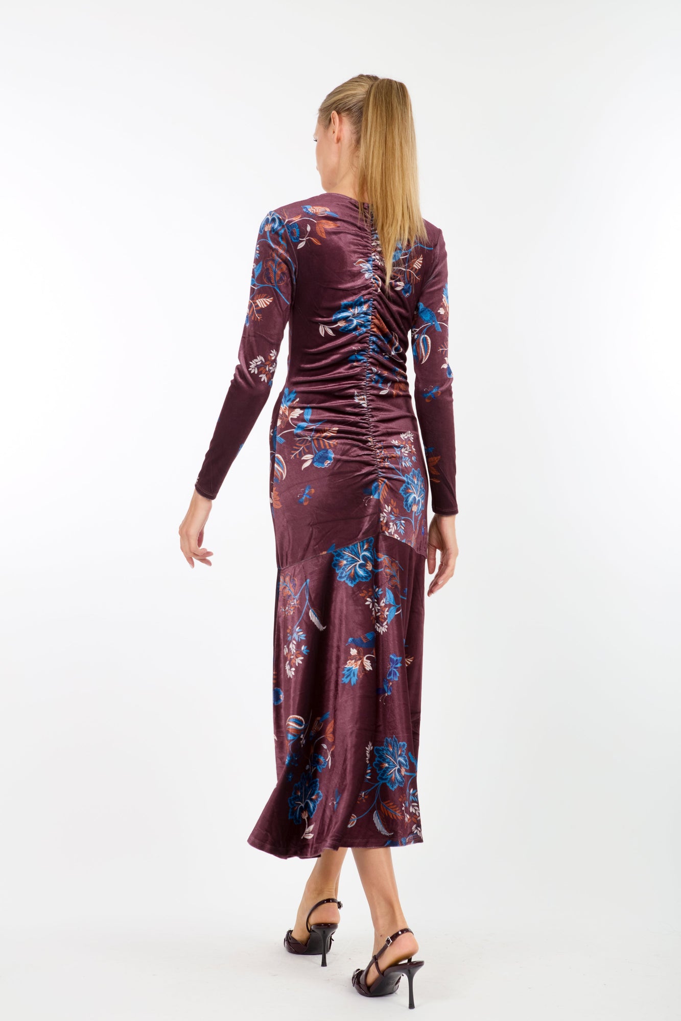 Dusk Dress | Burgundy Floral