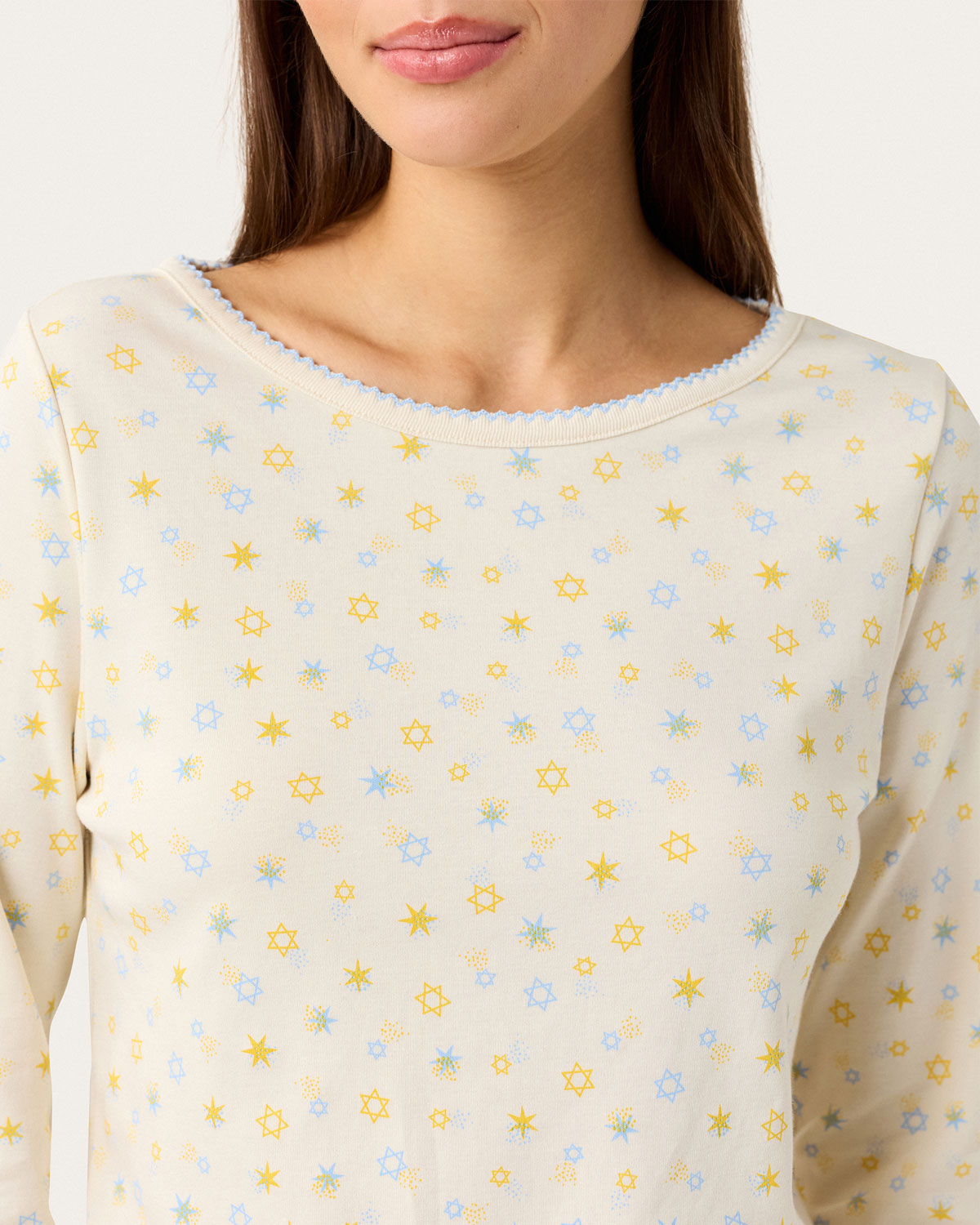 Womens | Ellie Pj Set in Star of David | Star