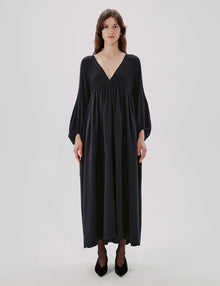 Women | Empire Cocoon Dress | Black