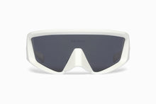 Unisex | Espion Sunglass | White - Gold | Dark Grey