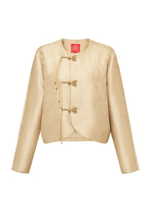 Elegant Chinese-style Jacket | Khaki