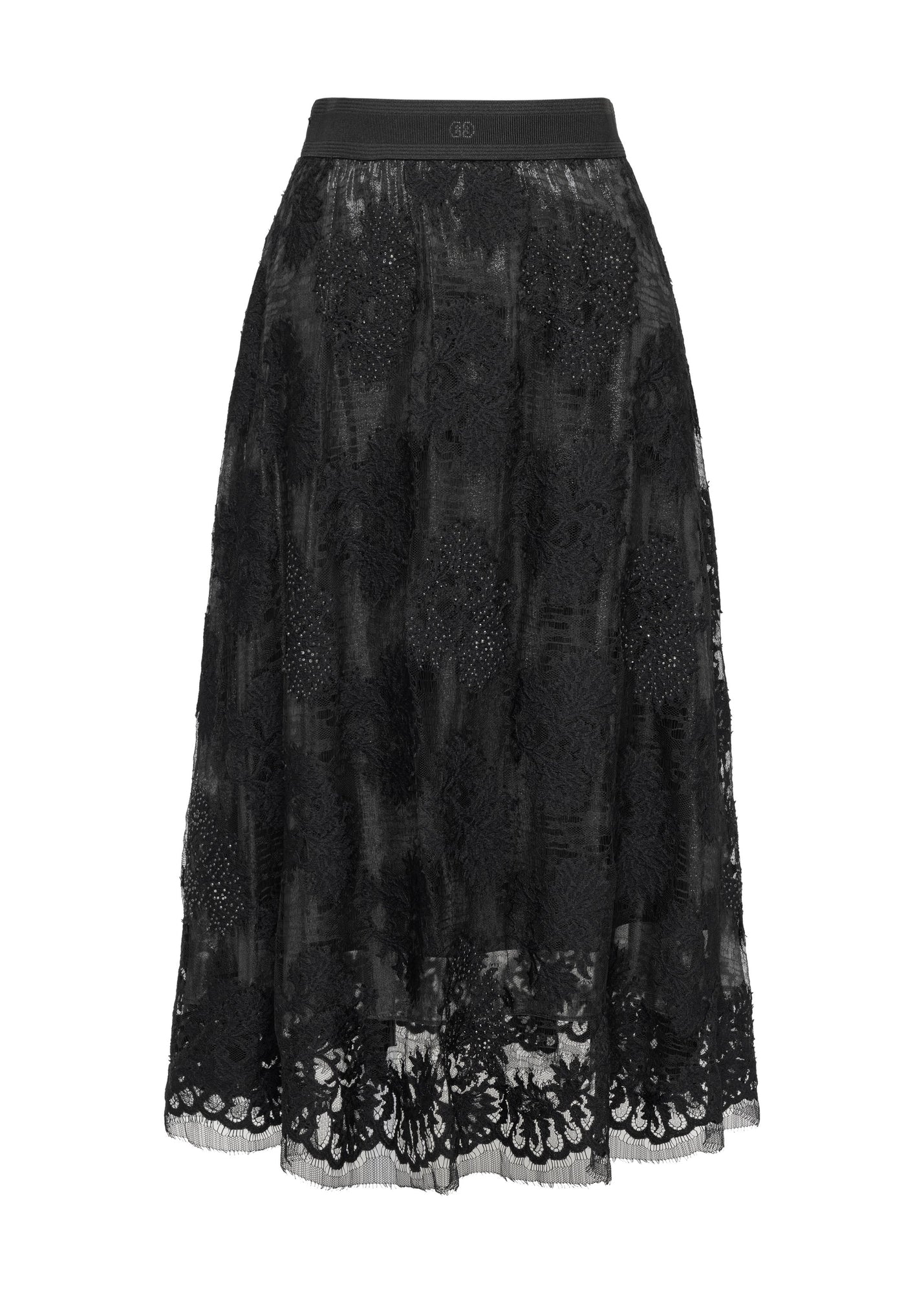 Elegant High-Waist Skirt | Black