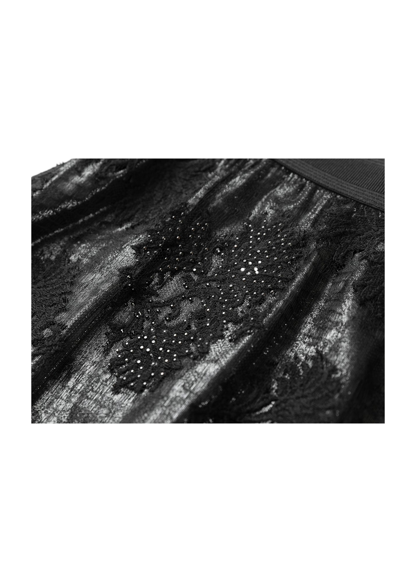 Elegant High-Waist Skirt | Black
