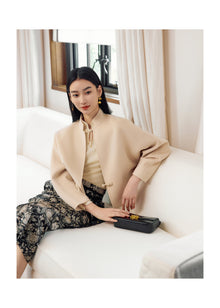 Elegant Woolen Coat | Beige