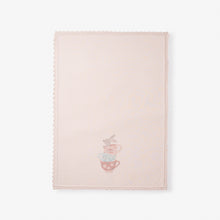 Girls | Tea Party Cotton Knit Blanket | Pink