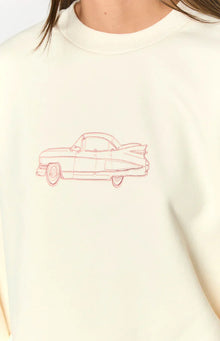 Elodie Crew Neck Sweater | Cream