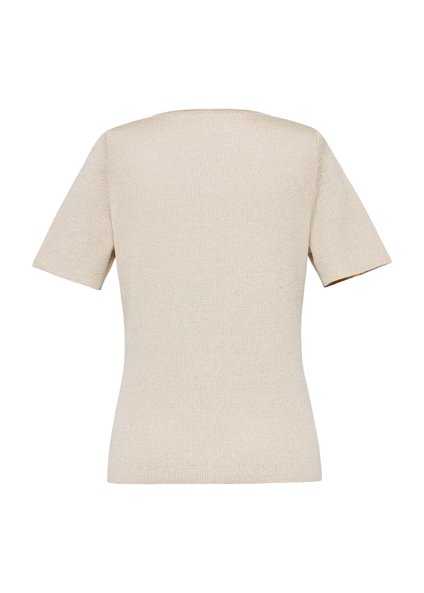 Embellished Knit Top | Beige