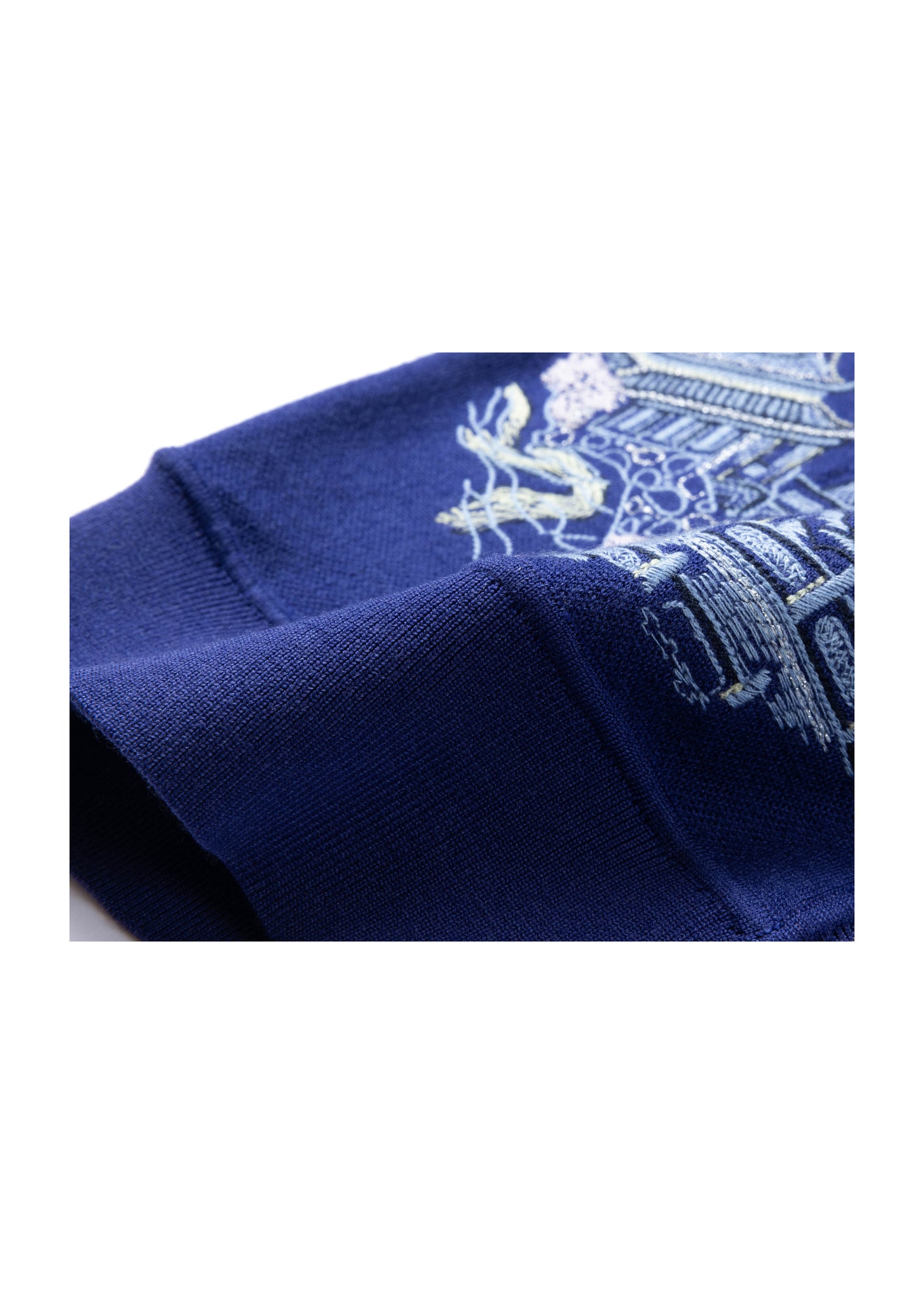 Embroidered Cardigan | Purple