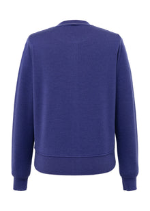 Embroidered Cardigan | Purple