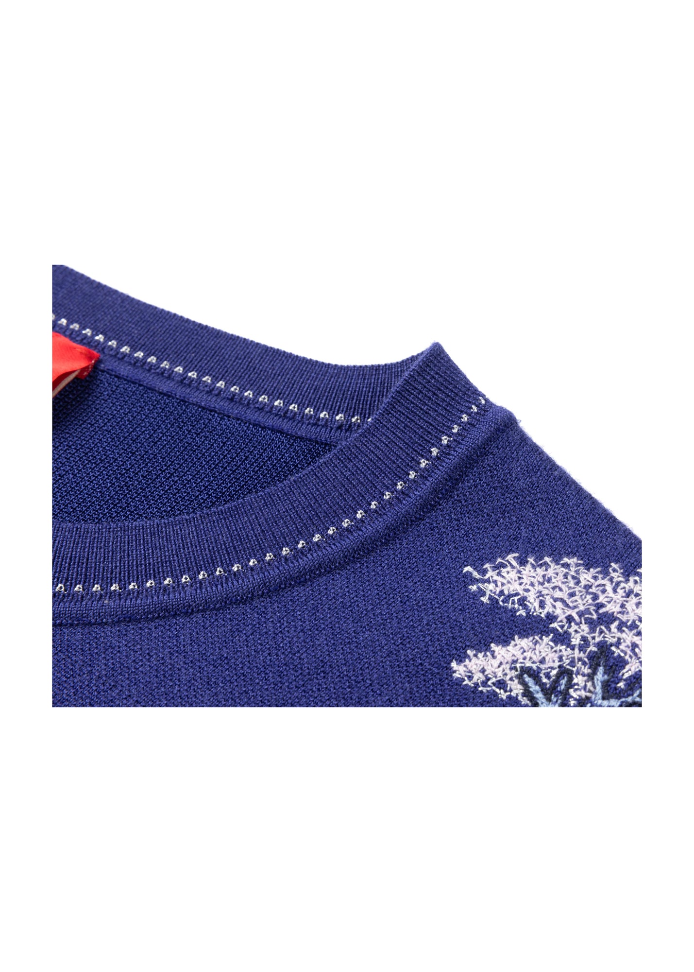 Embroidered Cardigan | Purple