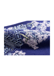 Embroidered Cardigan | Purple