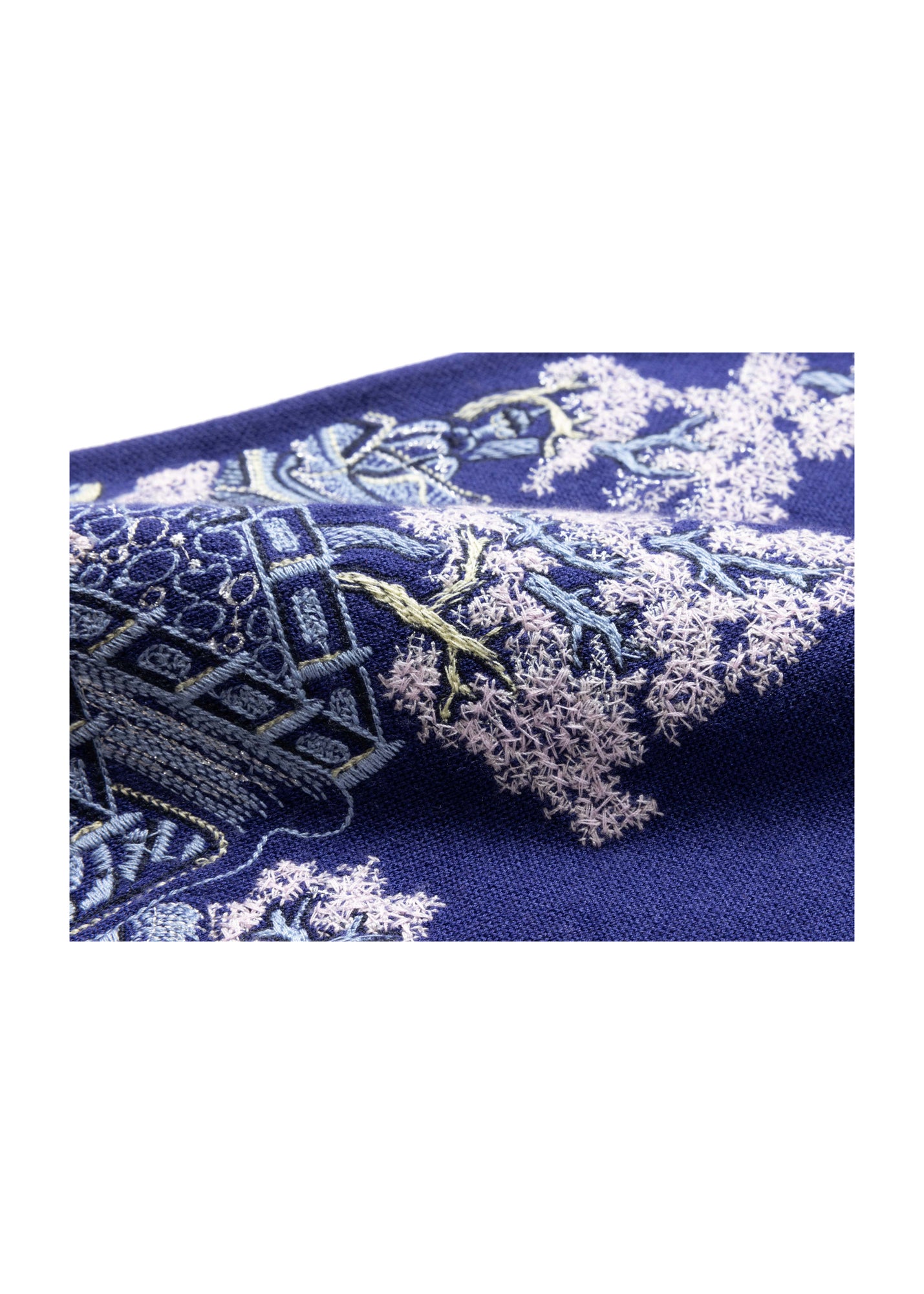 Embroidered Cardigan | Purple