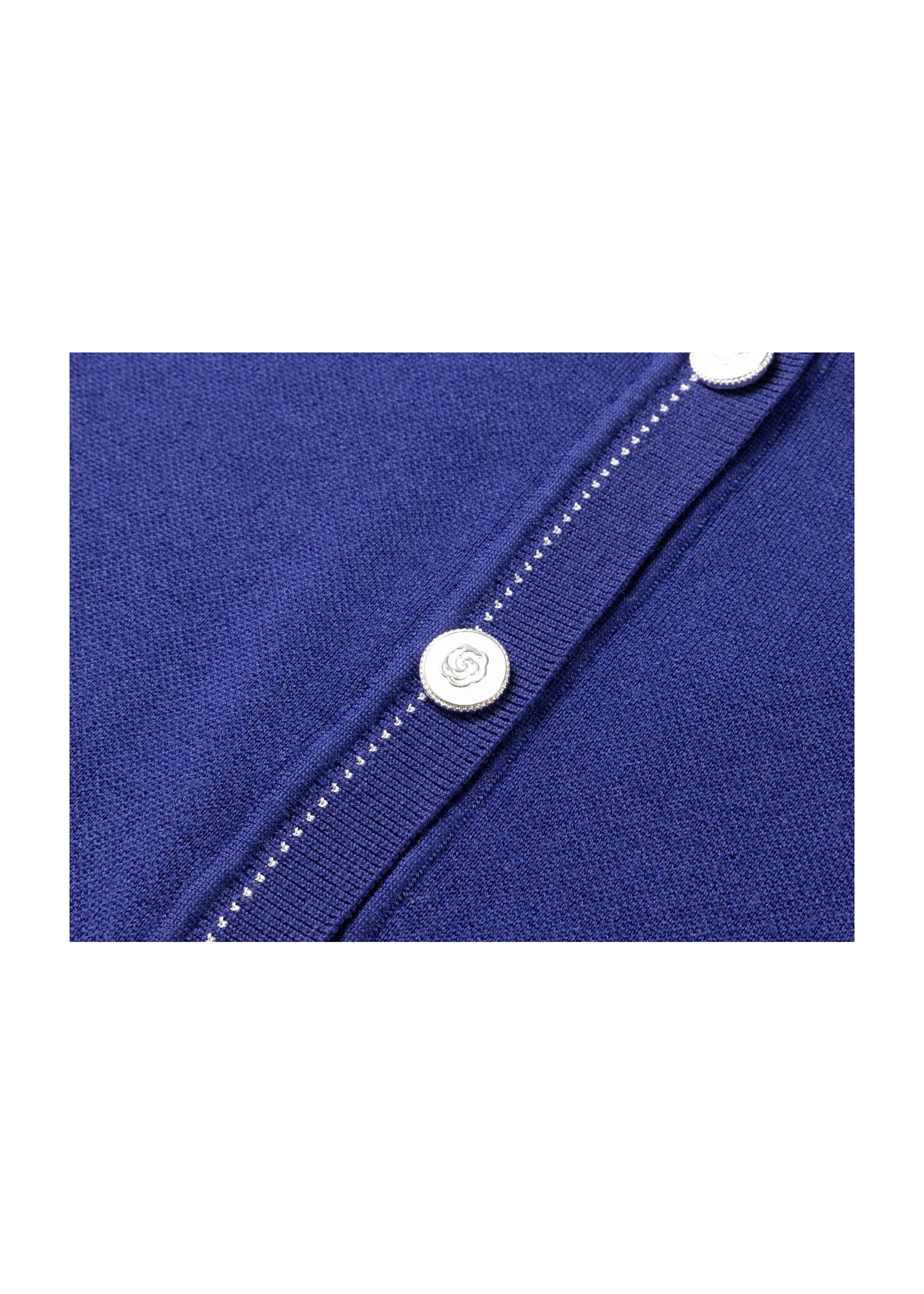 Embroidered Cardigan | Purple