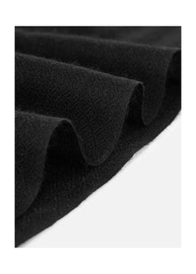 Embroidered Cashmere Scarf | Black