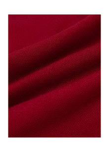 Embroidered Cashmere Scarf | Maroon