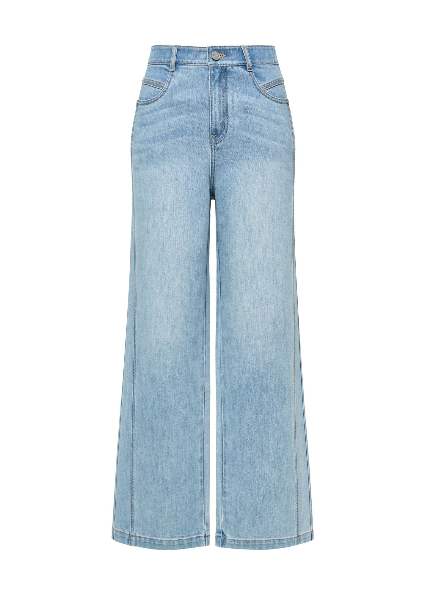 Embroidered Jeans | Blue