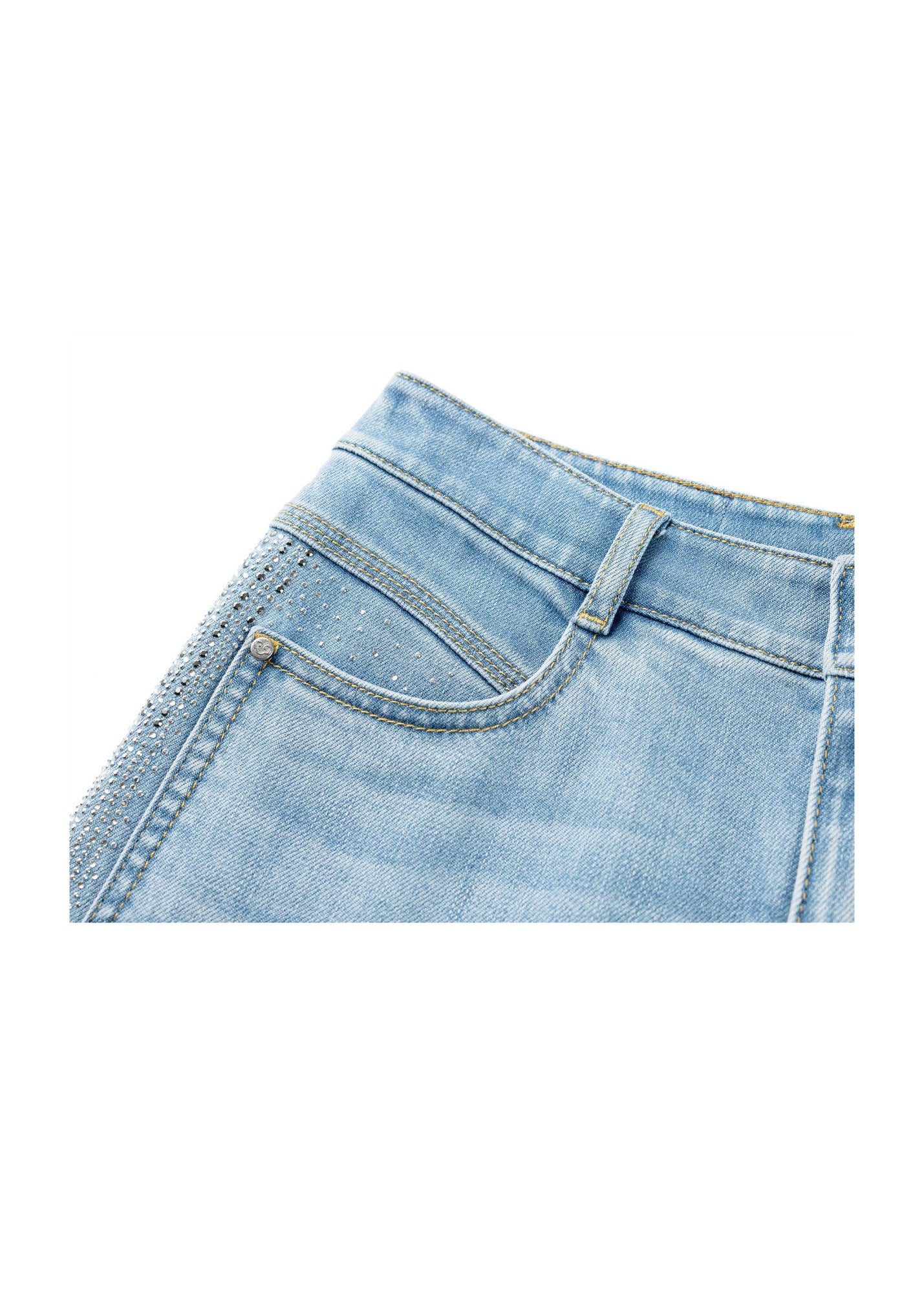 Embroidered Jeans | Blue