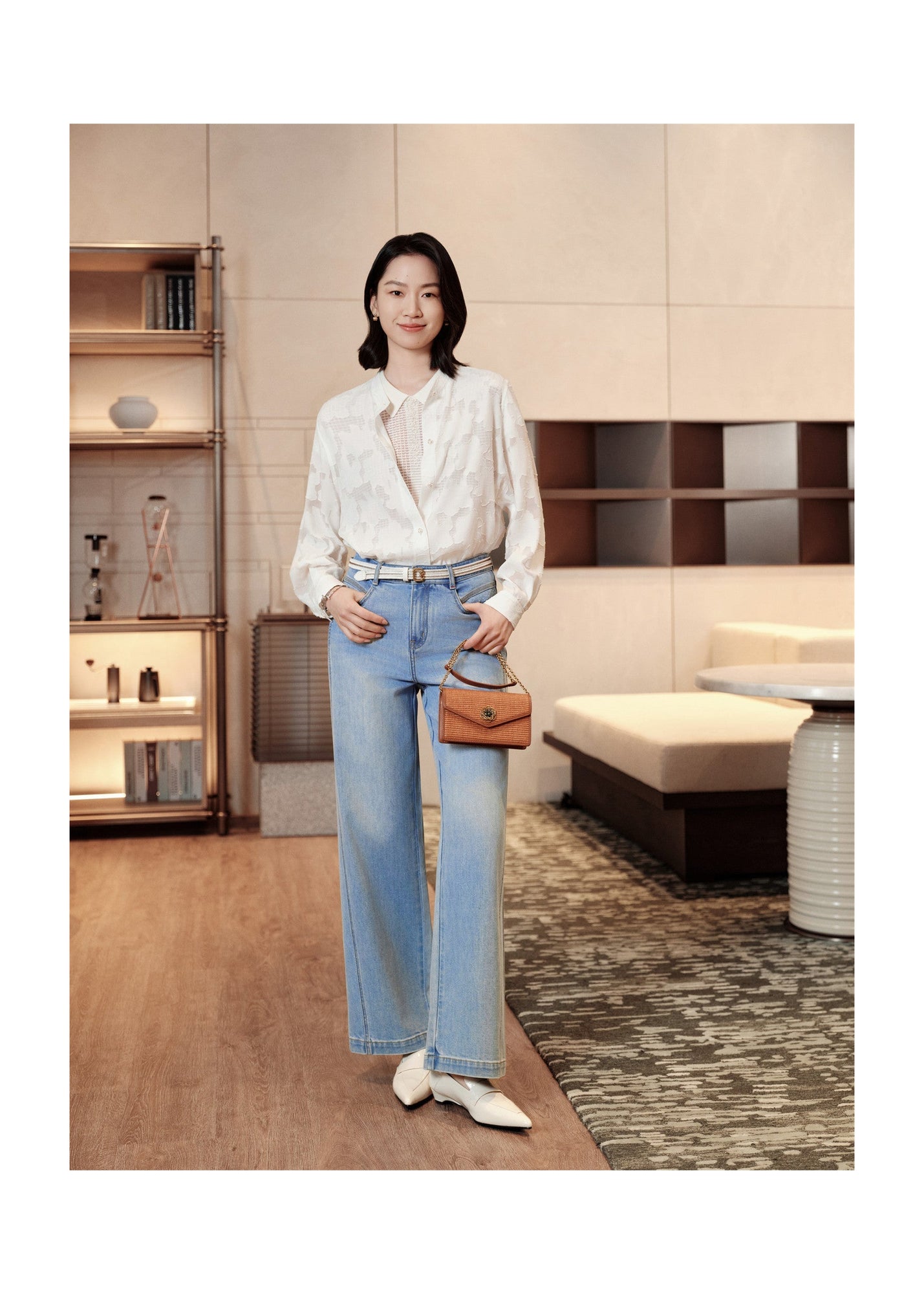 Embroidered Jeans | Blue