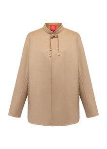 Embroidered Shirt | Camel