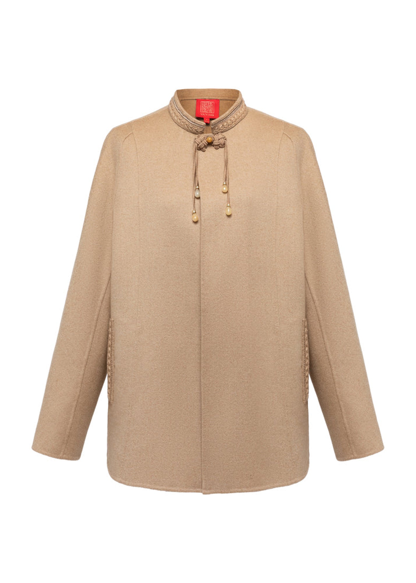 Embroidered Shirt | Camel