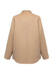 Embroidered Shirt | Camel