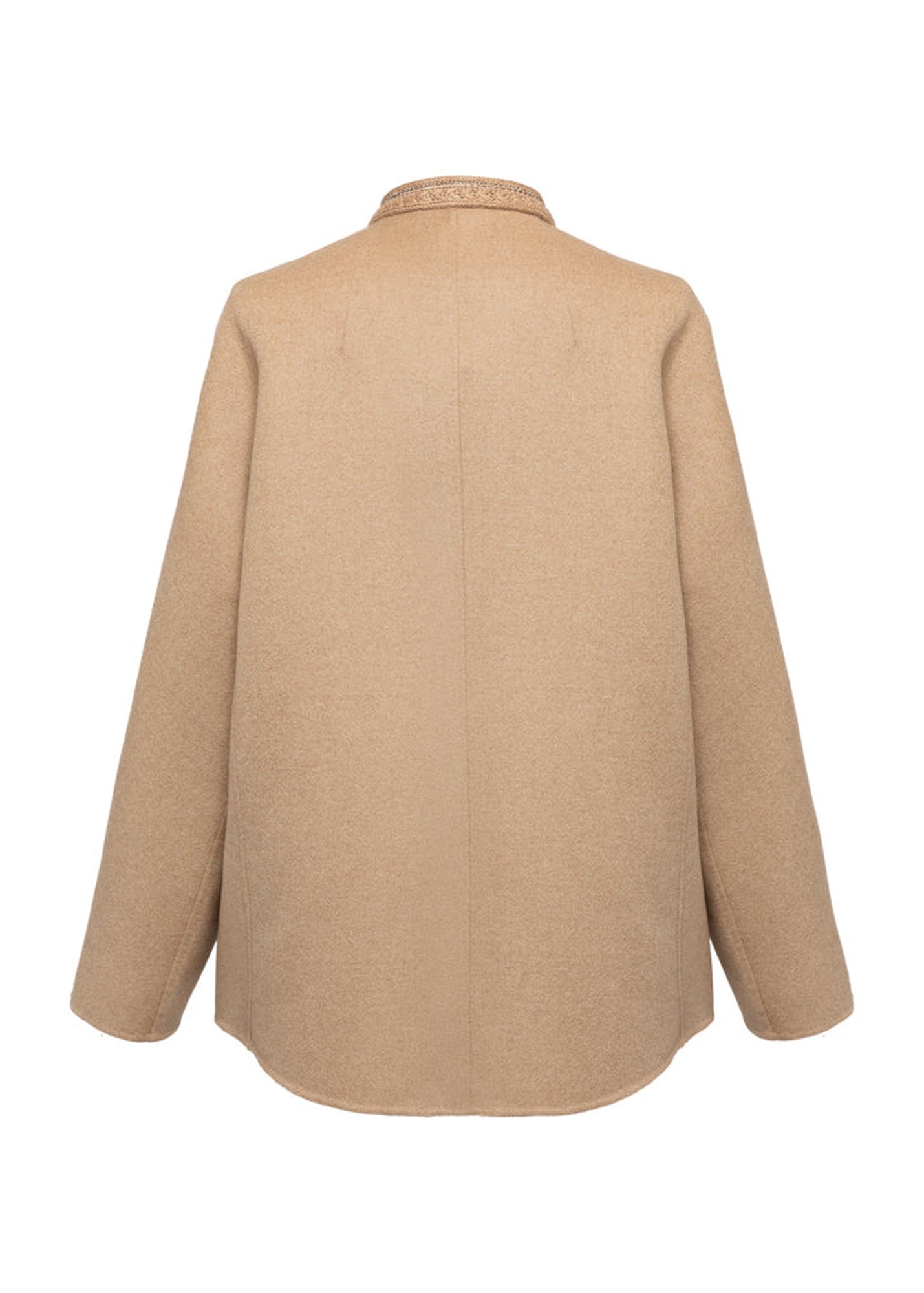 Embroidered Shirt | Camel