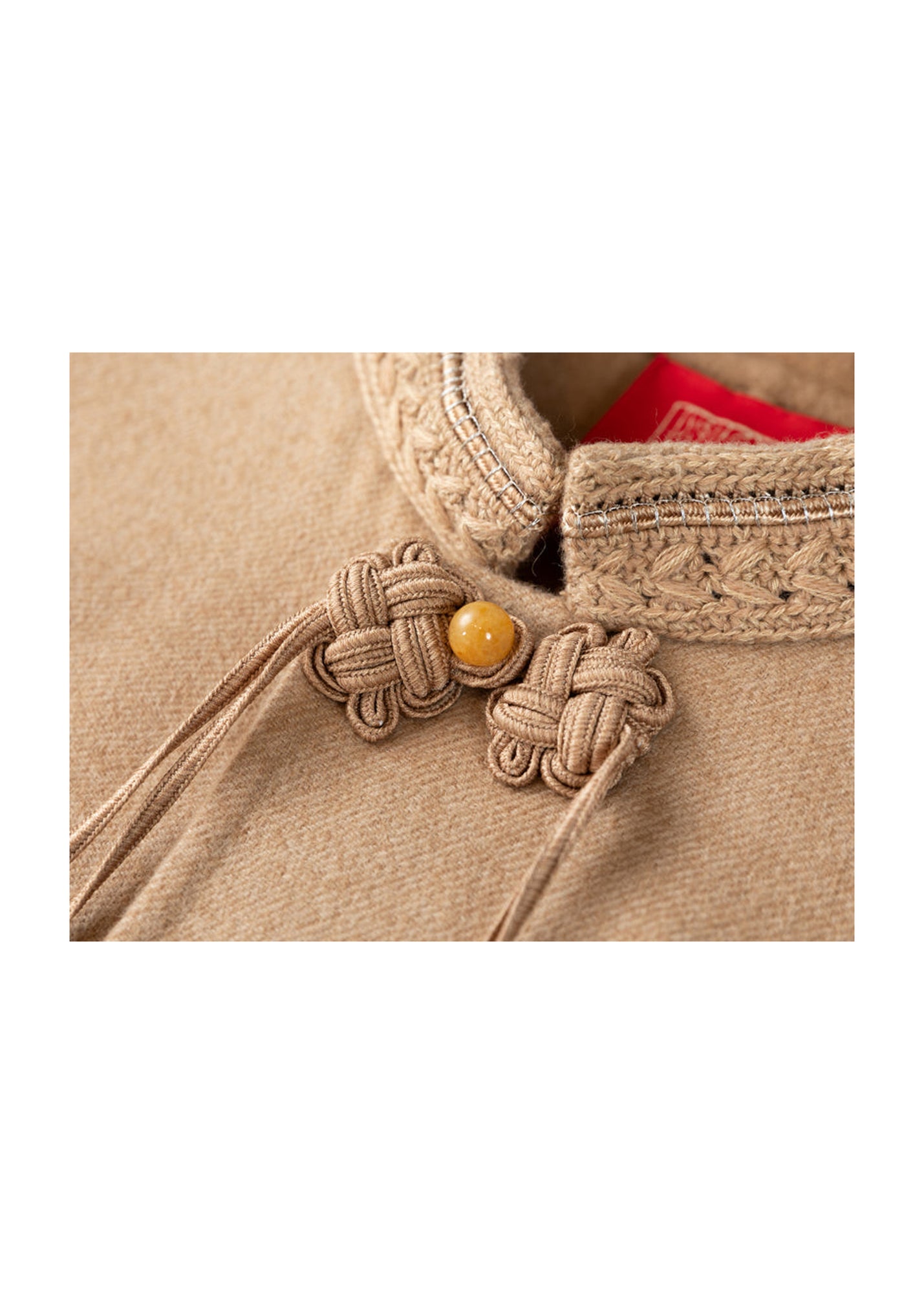 Embroidered Shirt | Camel