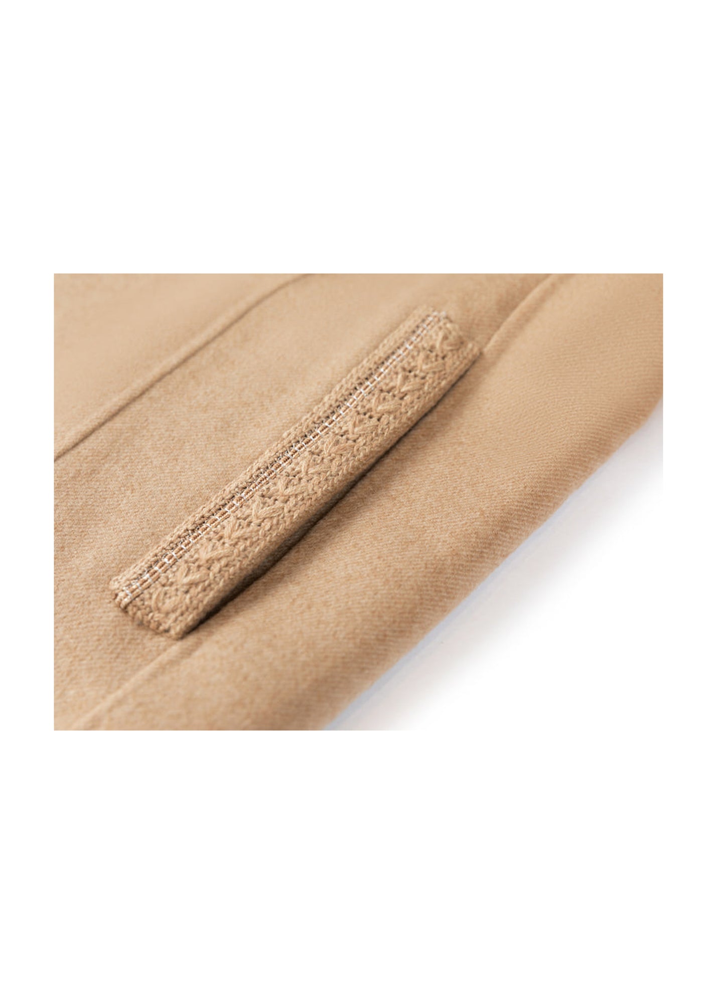 Embroidered Shirt | Camel