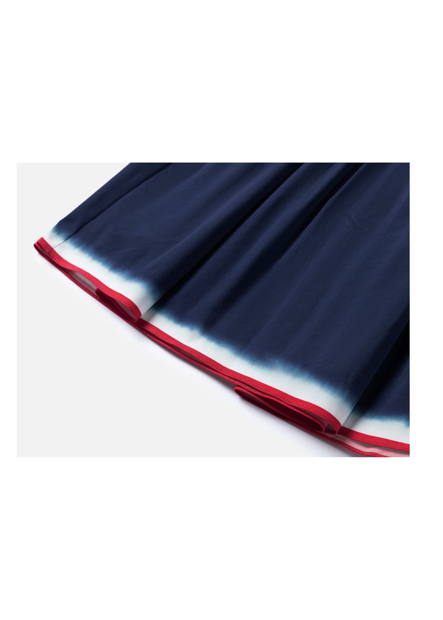 Ethnic Polyester Skirt | Navy