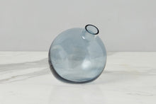 Glass Sphere Bud Vase | Denim Blue