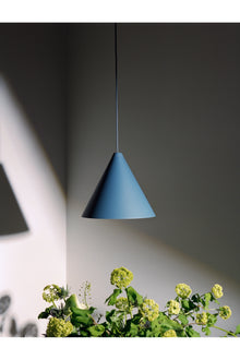 String Light Cone Suspension 22m | Blue