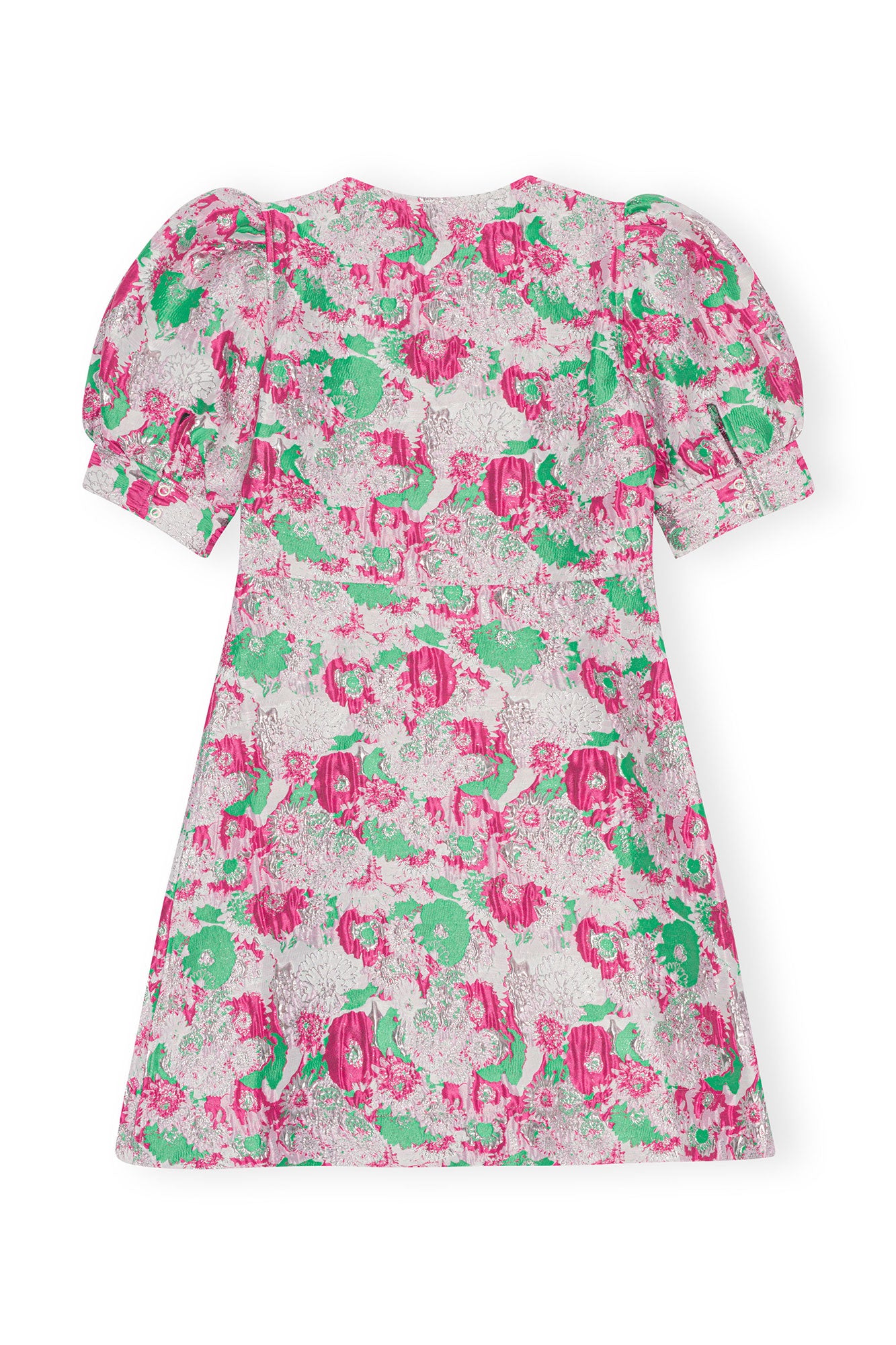 3D Jacquard Button Down Mini Dress | Sugar Plum