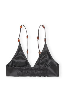 Double Satin Top | Black