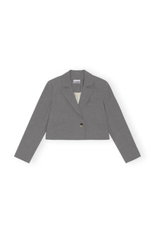 Drapey Melange Short Blazer | Paloma Melange