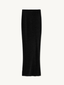 Carolina Split Skirt | Black Sequin