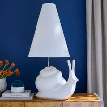 Giant Snail Table Lamp | White