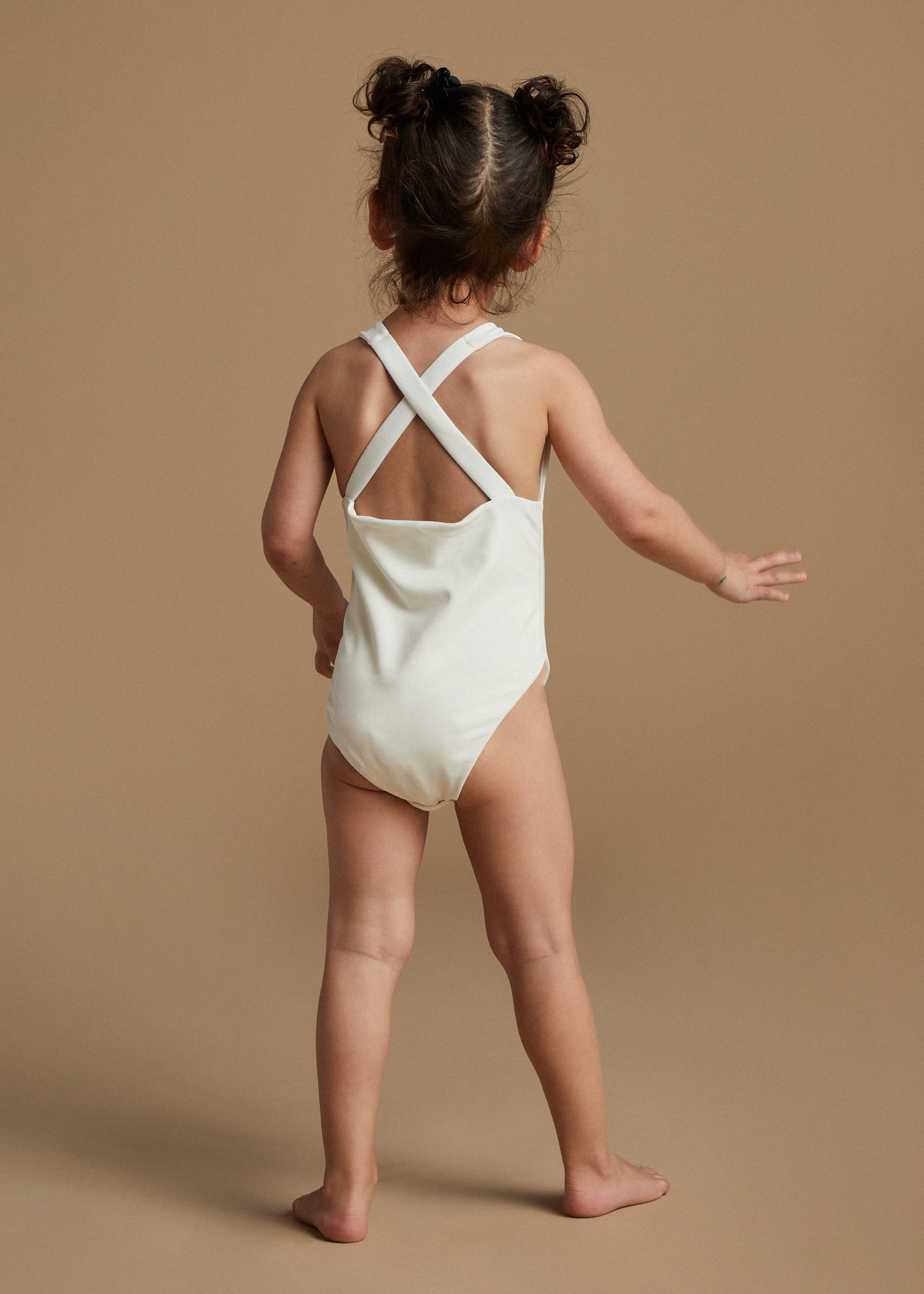 CAPRI MINI SUIT - BLOND - TAN + LINES by Sivan Ayla