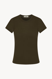 FITTED CREWNECK SHORT SLEEVE T-SHIRT - ETERNE