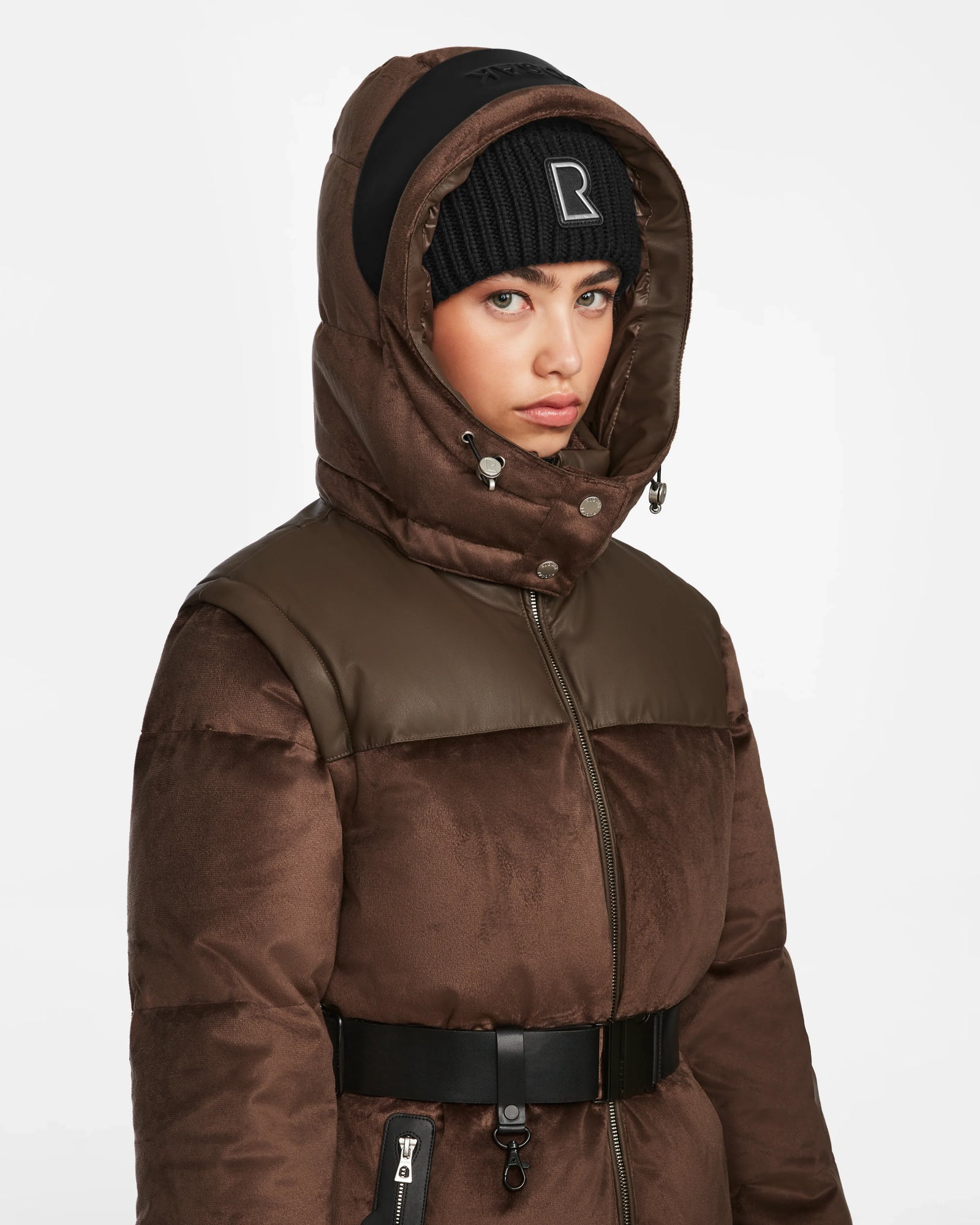 Women | Down Puffer DONIA - L124563 | Espresso