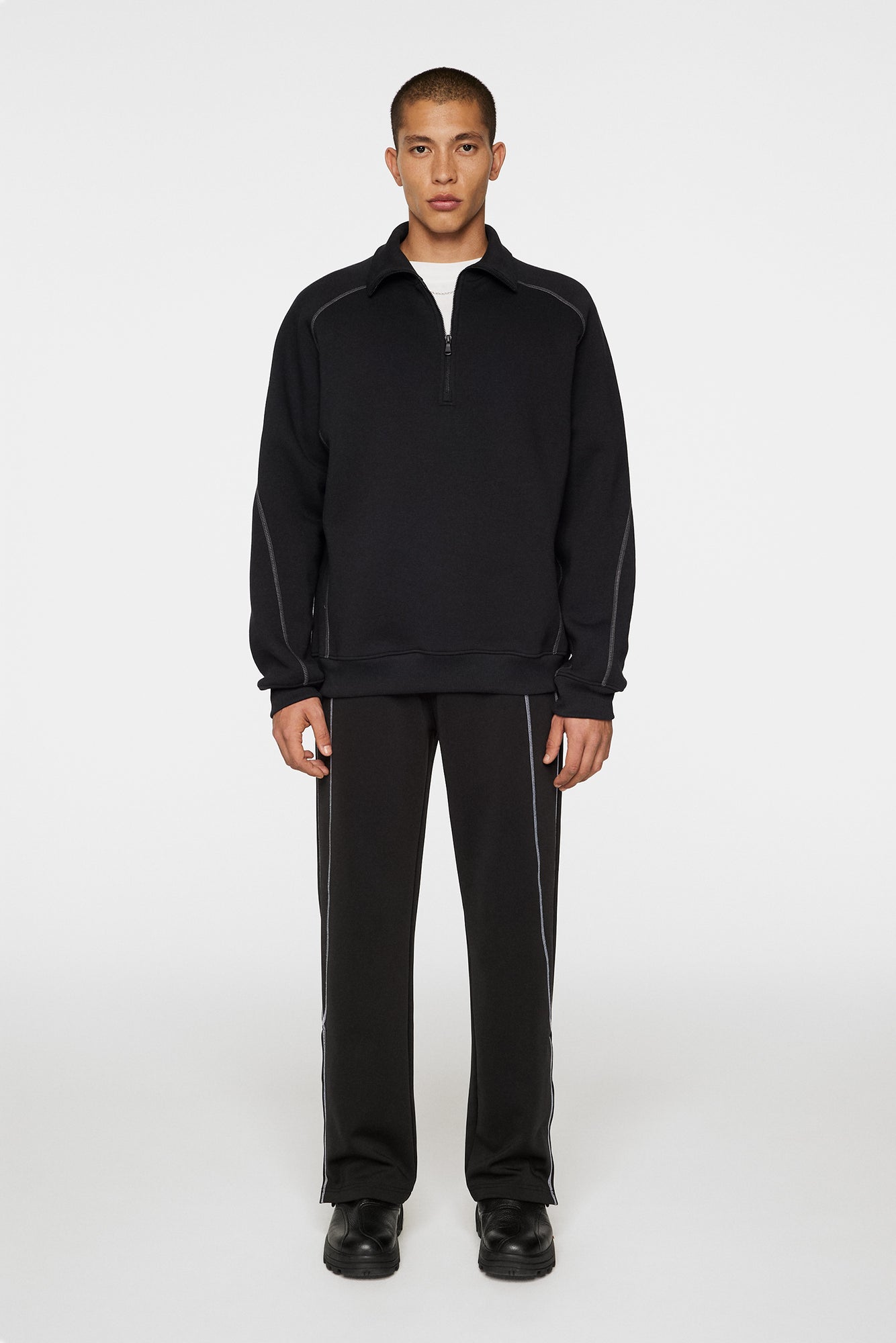 Men | Canter Quarter Zip Sweat | Black