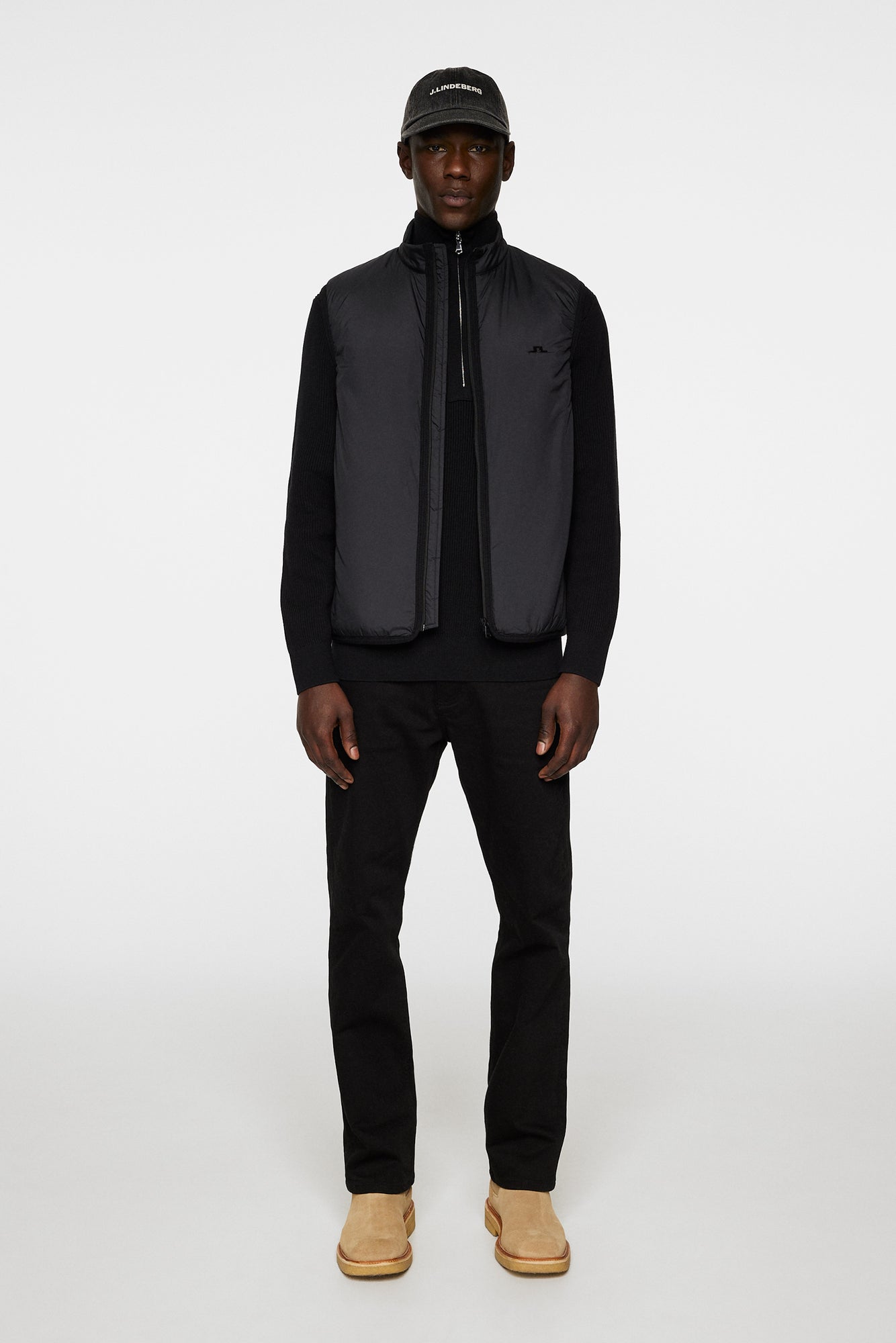 Men | Dobber Hybrid Vest | Black