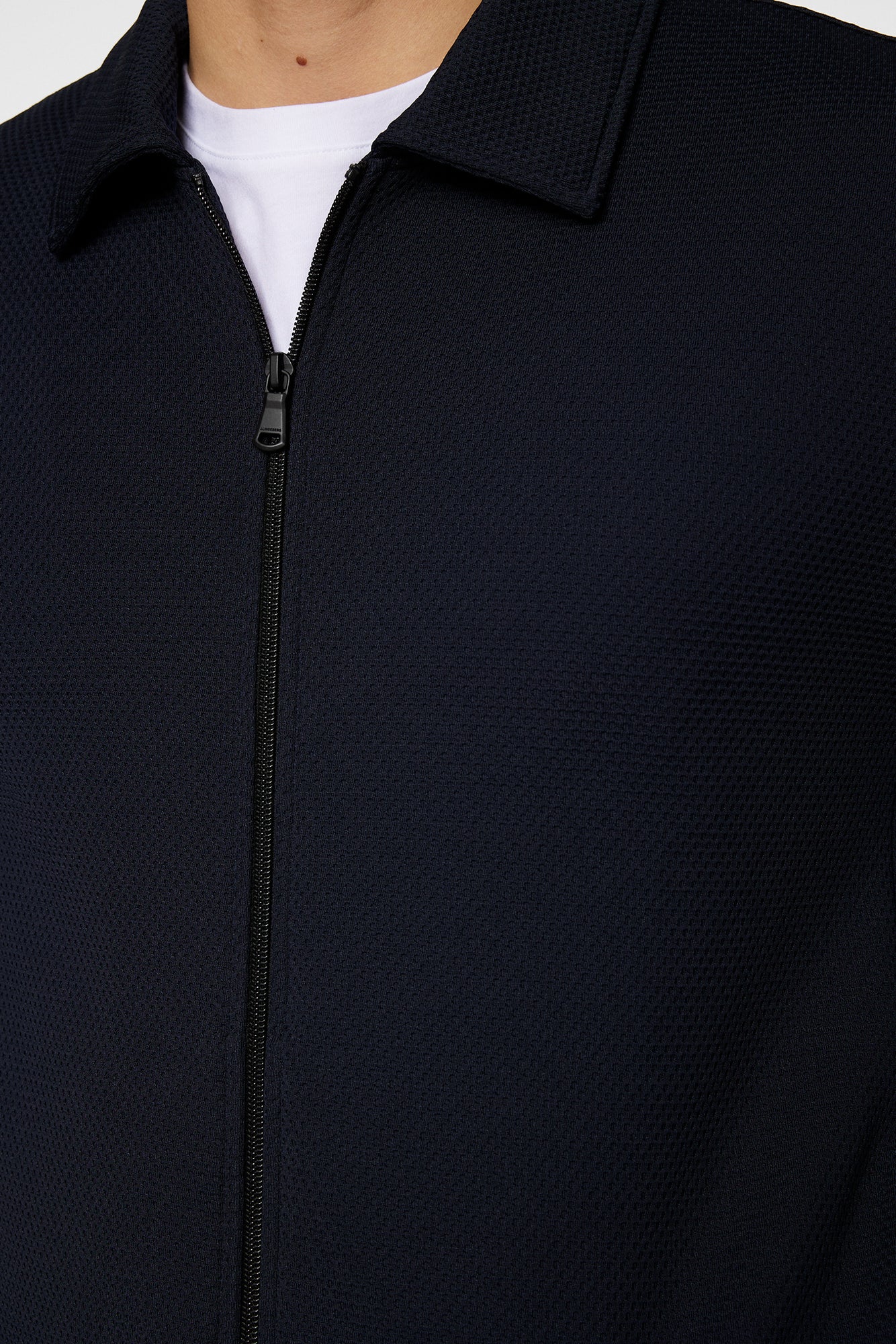 Men | Lansa Jersey Zip Jacket | JL Navy