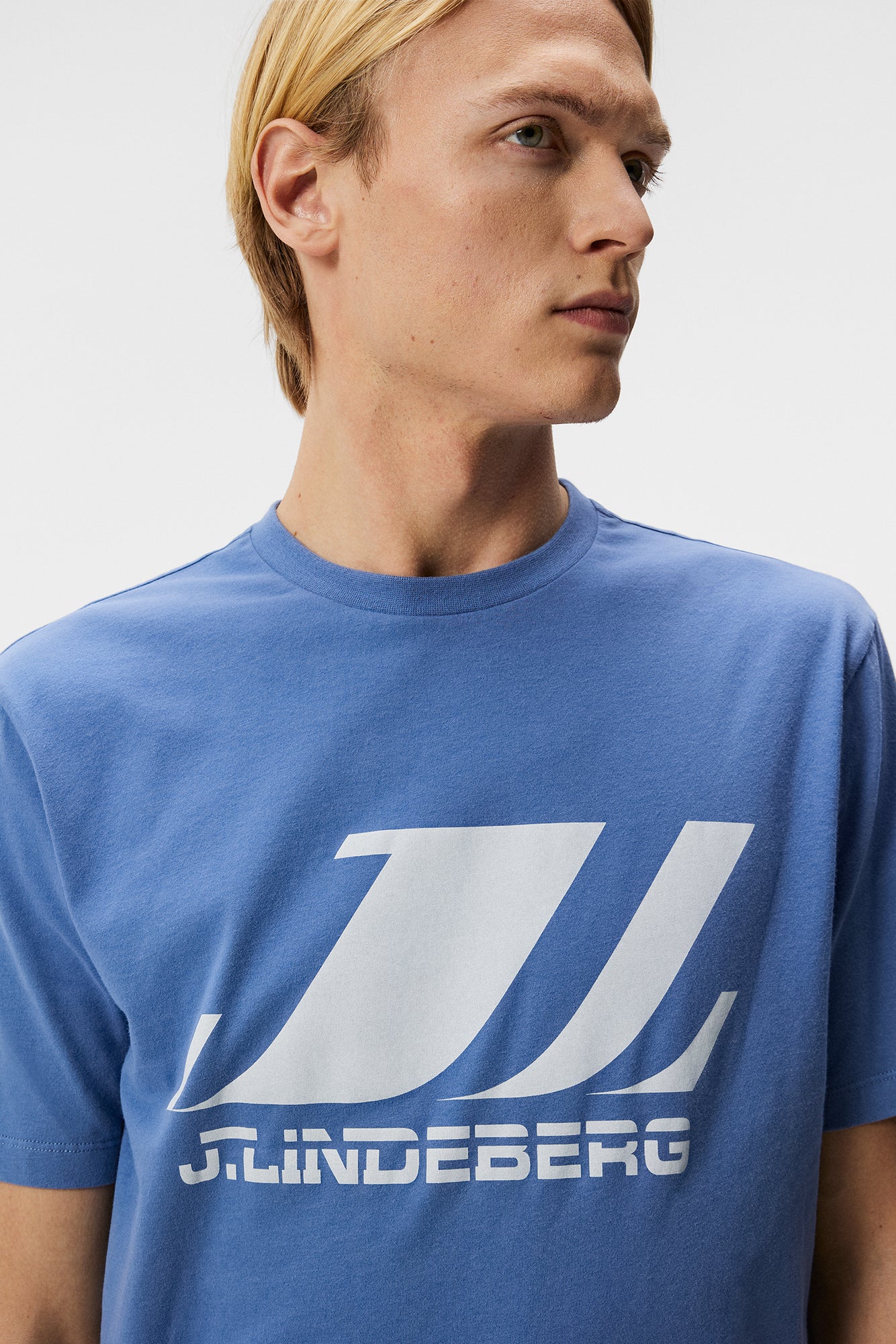 Men | Parcy Logo Tee | Bijou Blue
