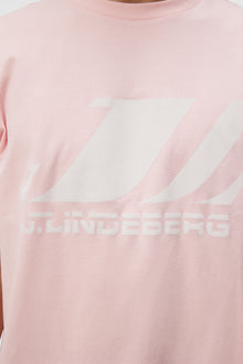 Men | Parcy Logo Tee | Powder Pink