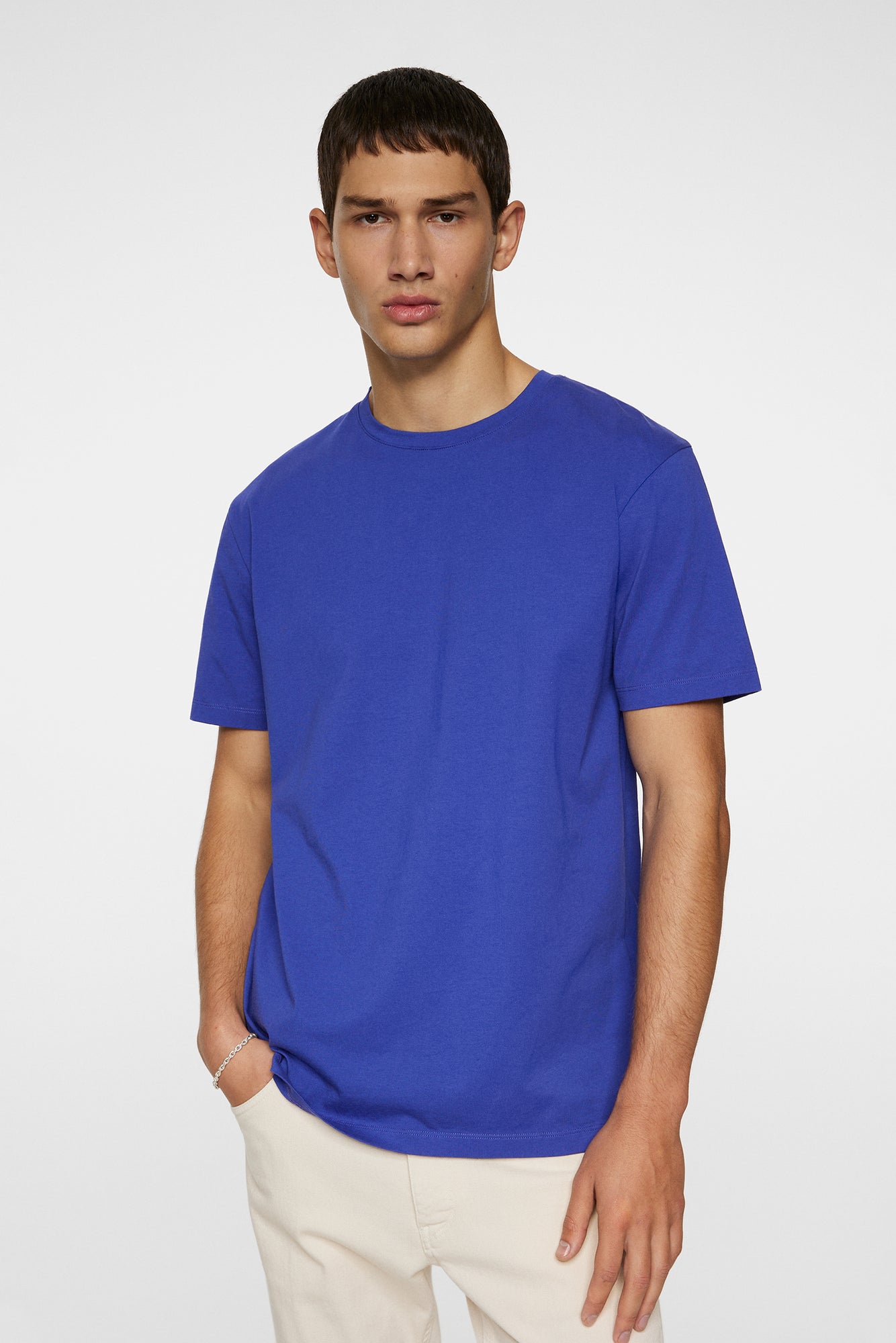 Men | Sid Basic T-Shirt | Clematis Blue